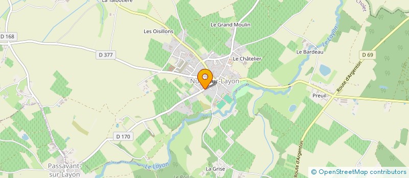 localisation de l'entreprise MONSIEUR FREDERIC DELAVIGNE à LYS-HAUT-LAYON