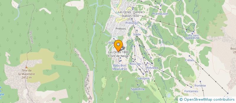 localisation de l'entreprise MONSIEUR FREDERIC DELAVIGNE à LES ORRES