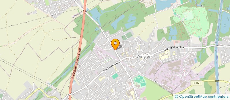 localisation de l'entreprise MONSIEUR FREDERIC DELECROIX  WINGLES