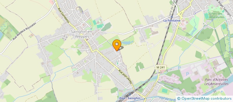 localisation de l'entreprise MONSIEUR FREDERIC DELEFORGE  SAINGHIN-EN-WEPPES