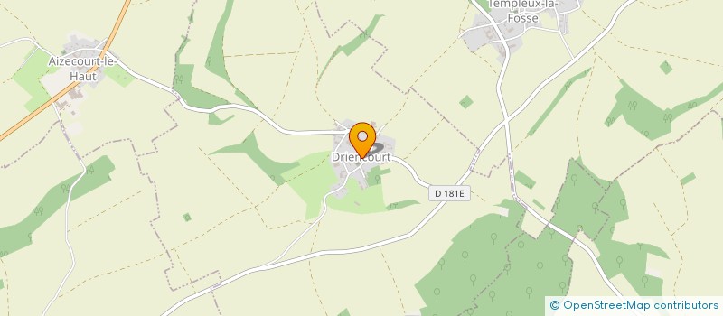 localisation de l'entreprise MONSIEUR FREDERIC DELEFORTRIE  DRIENCOURT