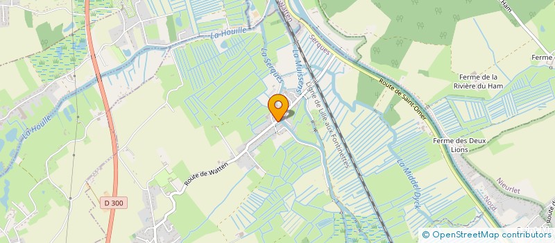 localisation de l'entreprise MONSIEUR FREDERIC DELETANG à SERQUES