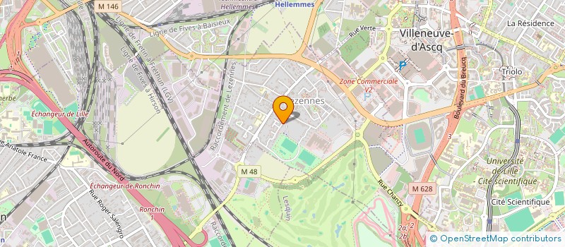 localisation de l'entreprise MONSIEUR FREDERIC DELETREZ à LEZENNES