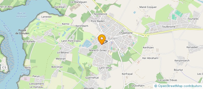 localisation de l'entreprise MONSIEUR FREDERIC DELFOUR  BADEN