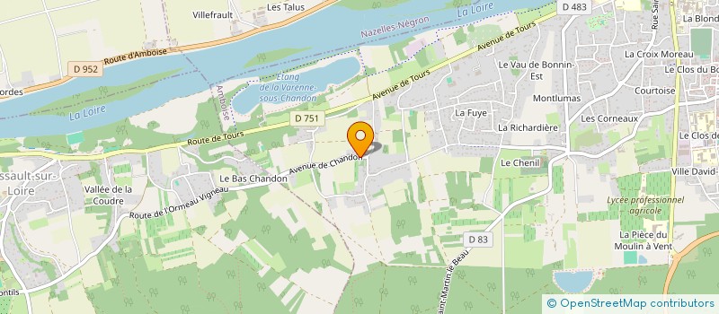 localisation de l'entreprise MONSIEUR FREDERIC DELIMAL  AMBOISE