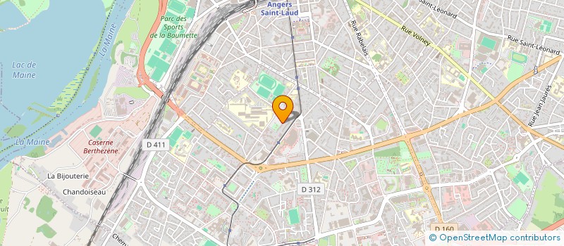 localisation de l'entreprise MONSIEUR FREDERIC DELIN à ANGERS