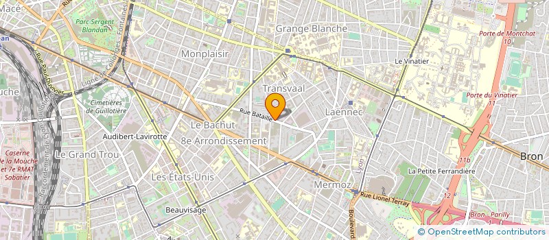 localisation de l'entreprise MONSIEUR FREDERIC DELIOT  LYON