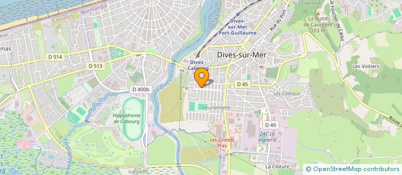 localisation de l'entreprise MONSIEUR FREDERIC DELIVET à DIVES-SUR-MER