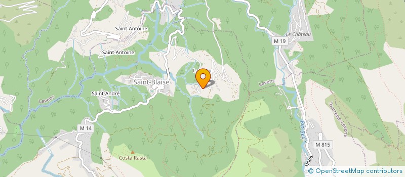 localisation de l'entreprise MONSIEUR FREDERIC DELLA ROCCA  SAINT-BLAISE