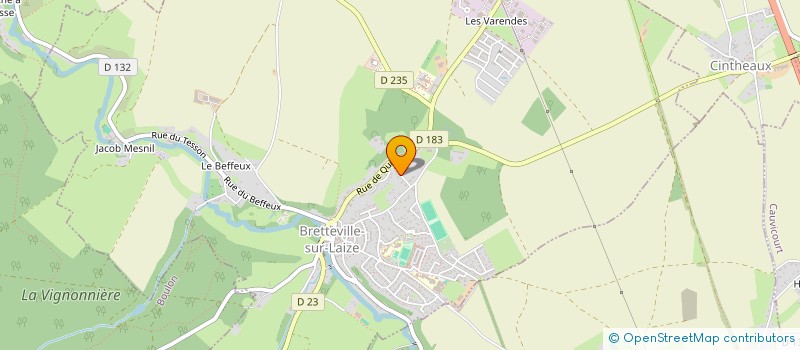 localisation de l'entreprise MONSIEUR FREDERIC DELLA VEDOVA  BRETTEVILLE-SUR-LAIZE