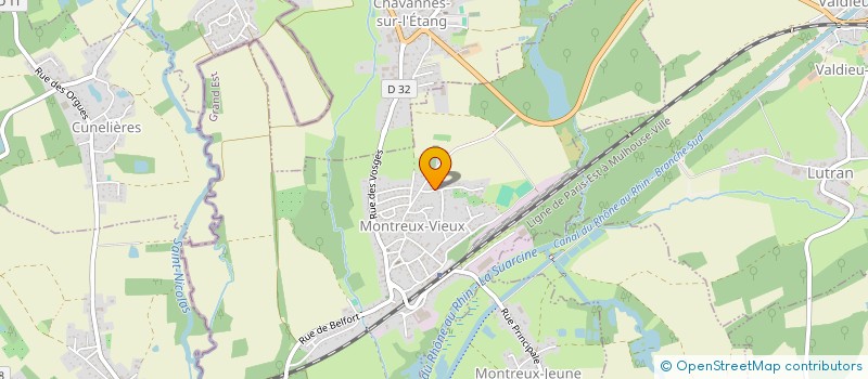 localisation de l'entreprise MONSIEUR FREDERIC DELMAS  MONTREUX-VIEUX