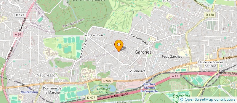 localisation de l'entreprise MONSIEUR FREDERIC DELORD à GARCHES