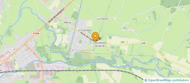 localisation de l'entreprise MONSIEUR FREDERIC DELORME  DIGOIN