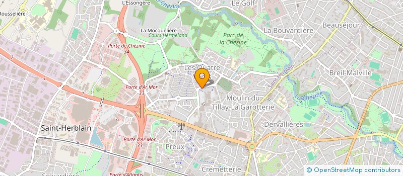 localisation de l'entreprise MONSIEUR FREDERIC DELOUCHE  SAINT-HERBLAIN