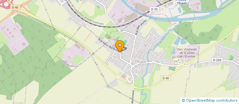 localisation de l'entreprise MONSIEUR FREDERIC DELPLACE  THIANT