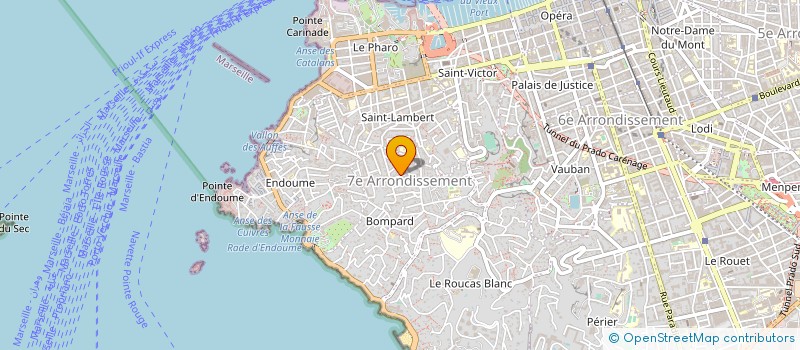 localisation de l'entreprise MONSIEUR FREDERIC DELRIEUX  MARSEILLE