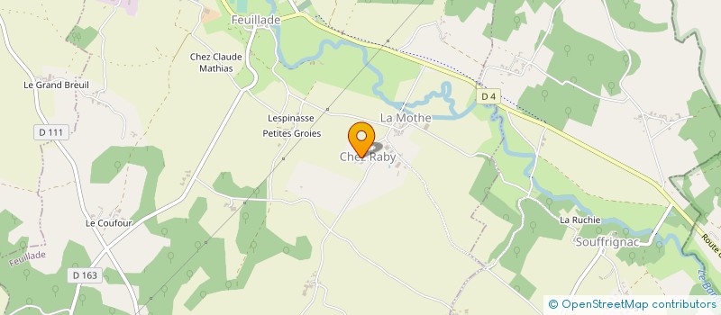 localisation de l'entreprise MONSIEUR FREDERIC DEMAILLE à FEUILLADE