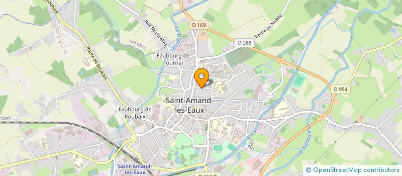 localisation de l'entreprise MONSIEUR FREDERIC DEMAILLY  SAINT-AMAND-LES-EAUX