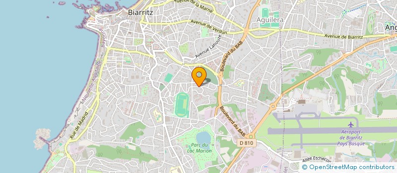 localisation de l'entreprise MONSIEUR FREDERIC DEMANGE à BIARRITZ