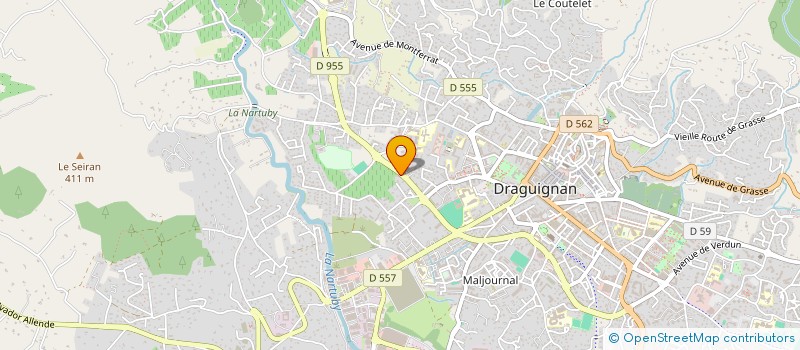 localisation de l'entreprise MONSIEUR FREDERIC DEMARIA  DRAGUIGNAN