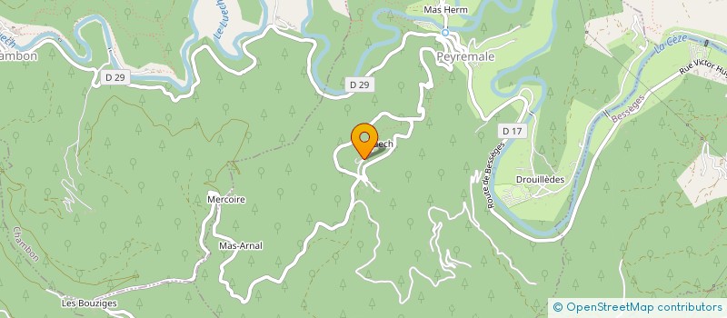 localisation de l'entreprise MONSIEUR FREDERIC DEMATEIS  PEYREMALE