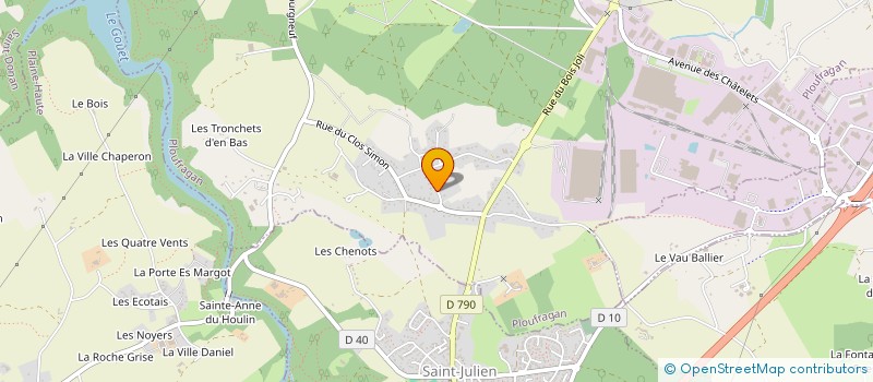 localisation de l'entreprise MONSIEUR FREDERIC DEMETTE  PLOUFRAGAN