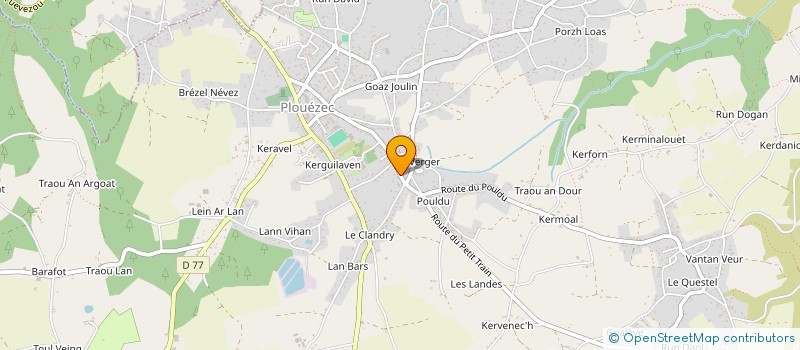 localisation de l'entreprise MONSIEUR FREDERIC DEMEURE  PLOUEZEC