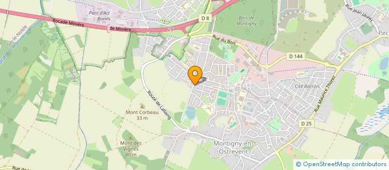 localisation de l'entreprise MONSIEUR FREDERIC DEMEURISSE  MONTIGNY-EN-OSTREVENT