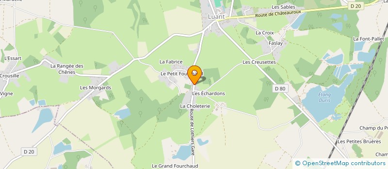 localisation de l'entreprise MONSIEUR FREDERIC DEMIGNE à LUANT