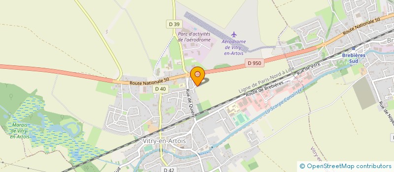 localisation de l'entreprise MONSIEUR FREDERIC DEMOUILLER  VITRY EN ARTOIS