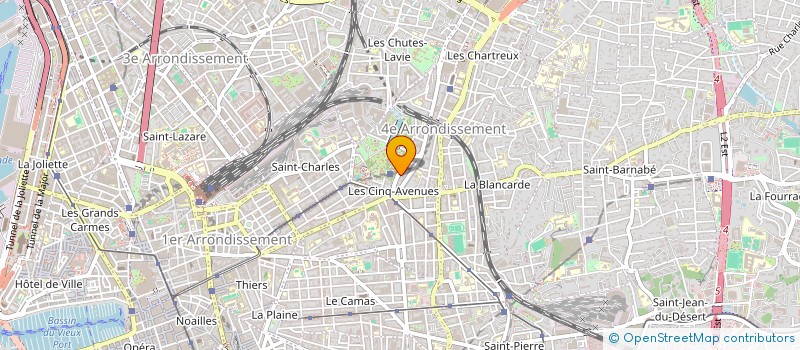 localisation de l'entreprise MONSIEUR FREDERIC DENANTE à MARSEILLE