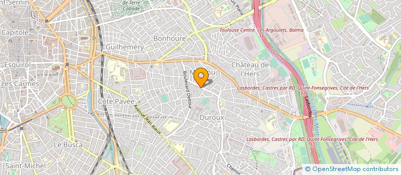 localisation de l'entreprise MONSIEUR FREDERIC DENAT à TOULOUSE