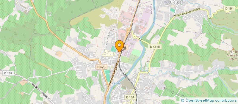 localisation de l'entreprise MONSIEUR FREDERIC DENAT  LIMOUX