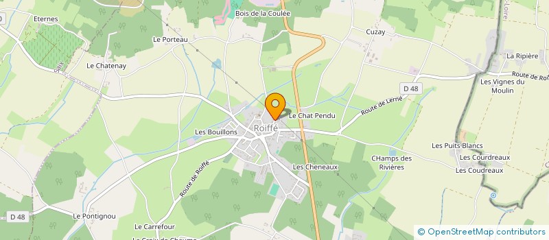 localisation de l'entreprise MONSIEUR FREDERIC DENIS à LOUDUN