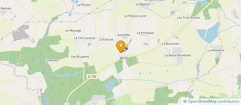 localisation de l'entreprise MONSIEUR FREDERIC DENOUEL  LA CHAPELLE-BOUEXIC