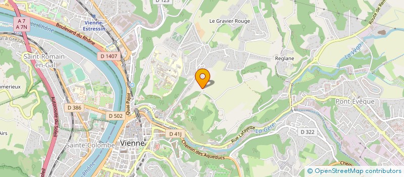 localisation de l'entreprise MONSIEUR FREDERIC DEPALLE  VIENNE