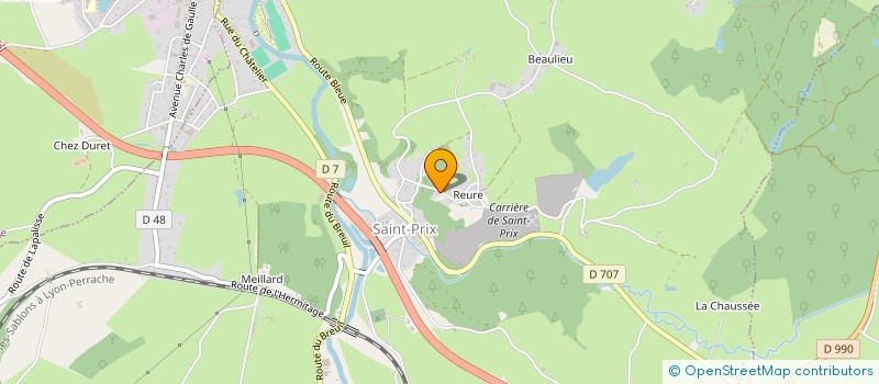 localisation de l'entreprise MONSIEUR FREDERIC DEPALLE  SAINT-PRIX