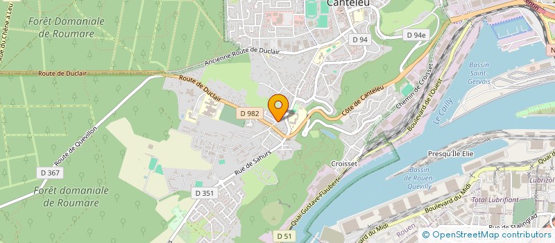 localisation de l'entreprise MONSIEUR FREDERIC DEPINAY  CANTELEU