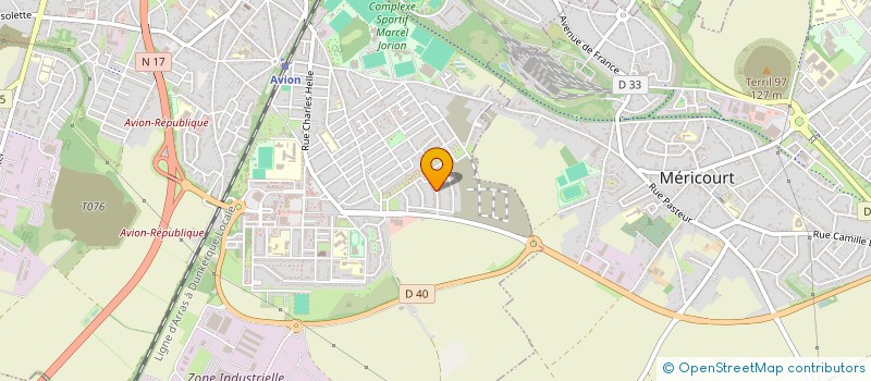 localisation de l'entreprise MONSIEUR FREDERIC DEPRETZ  AVION