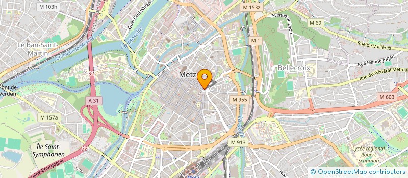 localisation de l'entreprise MONSIEUR FREDERIC DEPRIESTER  METZ