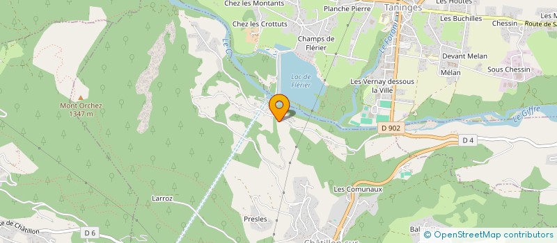 localisation de l'entreprise MONSIEUR FREDERIC DEROUET  CHATILLON-SUR-CLUSES