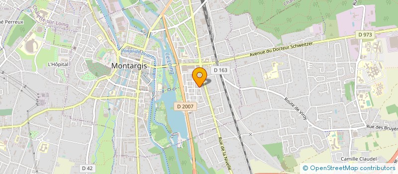 localisation de l'entreprise MONSIEUR FREDERIC DERUMEZ à MONTARGIS