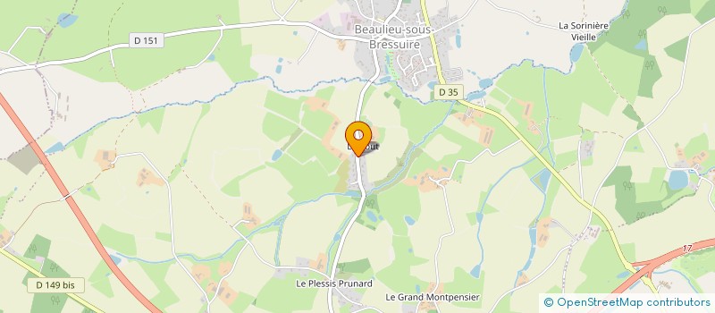 localisation de l'entreprise MONSIEUR FREDERIC DESAIVRE à BRESSUIRE