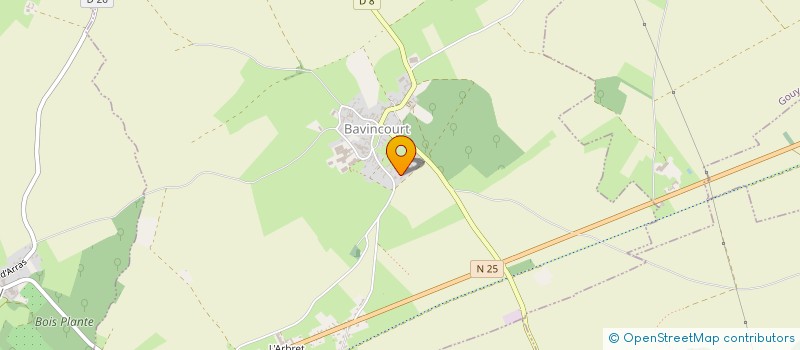 localisation de l'entreprise MONSIEUR FREDERIC DESCENDRE  BAVINCOURT