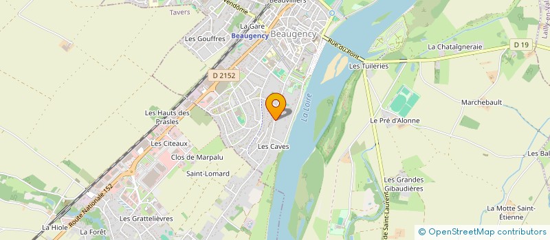localisation de l'entreprise MONSIEUR FREDERIC DESCHAMPS à BEAUGENCY
