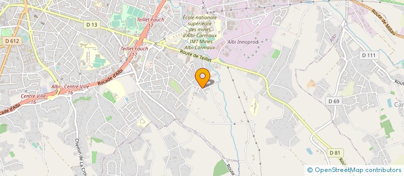 localisation de l'entreprise MONSIEUR FREDERIC DESCHAMPS à ALBI
