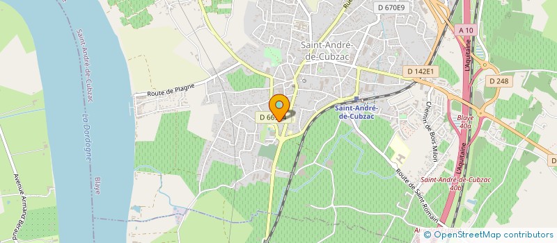 localisation de l'entreprise MONSIEUR FREDERIC DESCHAMPS à SAINT-ANDRE-DE-CUBZAC