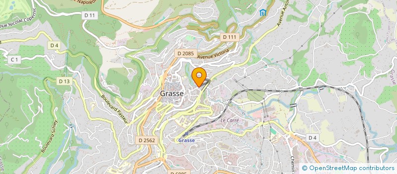 localisation de l'entreprise MONSIEUR FREDERIC DESCHODT à GRASSE