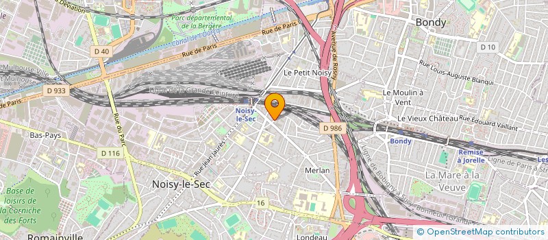 localisation de l'entreprise MONSIEUR FREDERIC DESHUIS à NOISY-LE-SEC