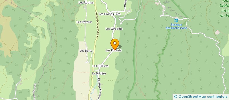 localisation de l'entreprise MONSIEUR FREDERIC DESMARES  SAINT-AGNAN-EN-VERCORS